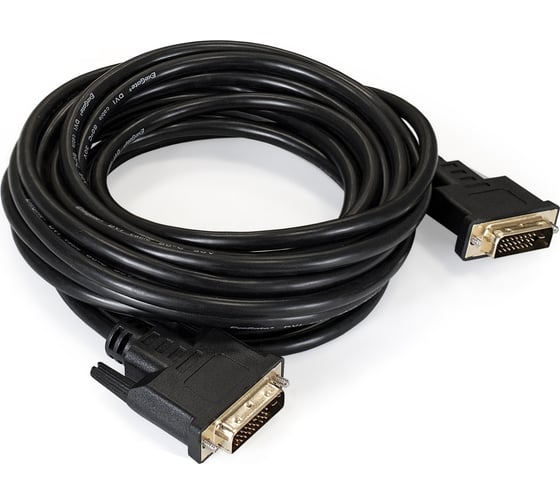 Изображение товара Кабель ExeGate DVI dual link EX-CC-DVI2-5.0 25M 25M, 5м, позолоченные контакты 257296