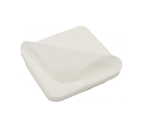 Изображение товара Одноразовая салфетка ЧИСТОВЬЕ белая, 5x5 см, комплект 100 шт., спанлейс, 40 г/м2 630876