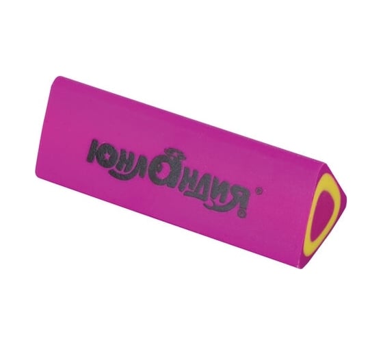 Изображение товара Ластик ЮНЛАНДИЯ Candy 44x15x15 мм, цвет ассорти, треугольный 228725