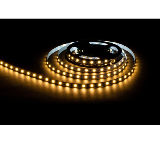 Изображение товара Светодиодная лента OGM 12В, 14,4Вт/м, smd5050, 60д/м, ip20, 12Лм/чип, подложка 10мм, 5м, 3000К. / LSE-268