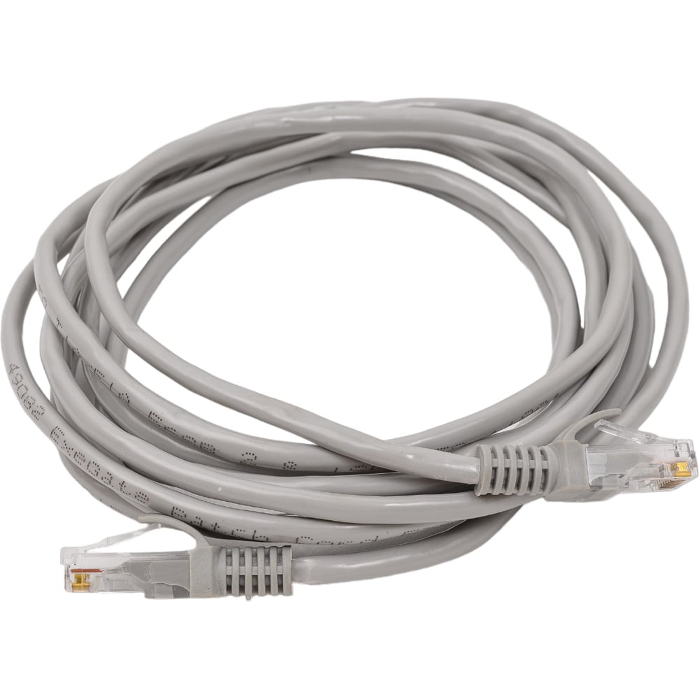 Изображение товара Патч-корд ExeGate FTP-RJ45-RJ45-C5e-3M-GY 3 метров серый для сети
