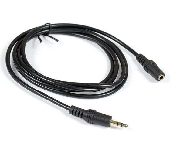 Изображение товара Звуковой удлинитель ExeGate EX-CCA-42-1.5 3.5mm Jack M 3.5mm Jack F, 1,5м, позолоченные контакты 284943