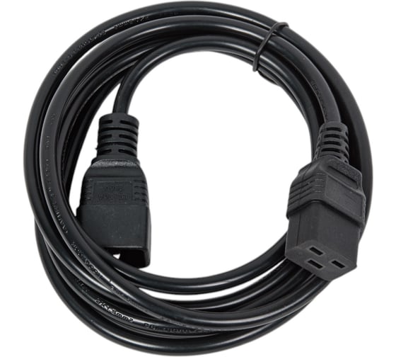 Изображение товара Кабель питания ExeGate UPS Power EC20-3 1,5mm2, медь, черный, 16А, 3м 280636