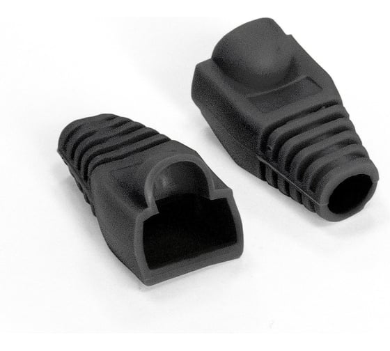 Изображение товара Изолирующий колпачок ExeGate BC45-100-BK для коннектора RJ-45, черный 100шт 292848