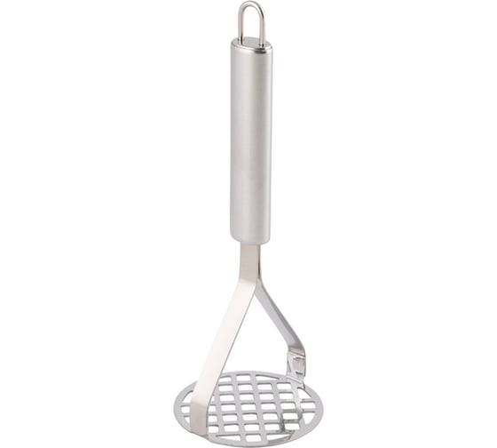 Изображение товара Картофелемялка из нержавеющей стали Mallony NIMBUS, 26х8.2 см, овальная ручка с подвесом 007415