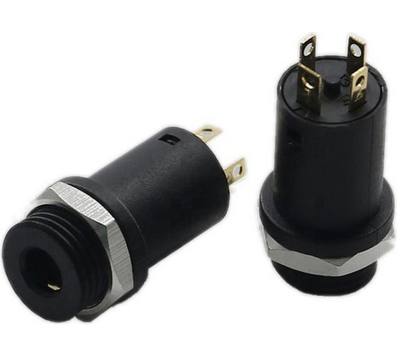 Изображение товара Разъем аудио Pro Legend 3.5мм гнездо 4C пластик на корпус с гайкой PL2116