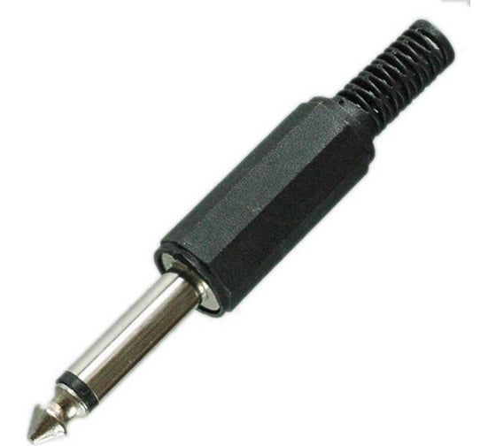 Изображение товара Разъем аудио Pro Legend 6.35мм штекер моно пластик на кабель PL2121
