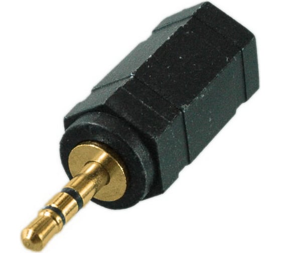 Изображение товара Переход Pro Legend 2.5мм штекер стерео - 3.5мм гнездо стерео пластик Gold PL2256