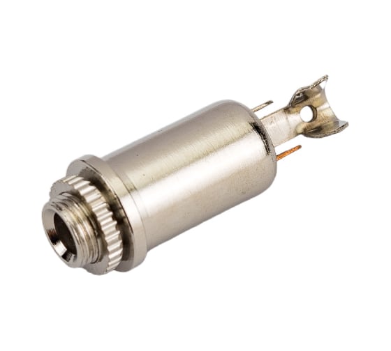 Изображение товара Разъем аудио Pro Legend 3.5мм гнездо стерео металл на корпус с гайкой трубка PL2115