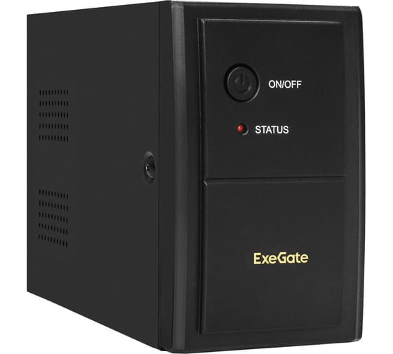 Изображение товара Источник бесперебойного питания ExeGate Power Back BNB-800.LED.AVR.4C13 800VA/480W, 4C13, металлический корпус, Black 292773