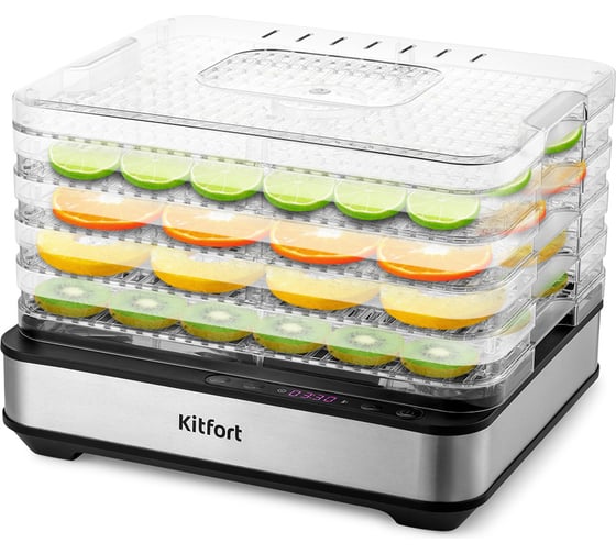 Изображение товара Сушилка для овощей и фруктов KITFORT КТ-1933