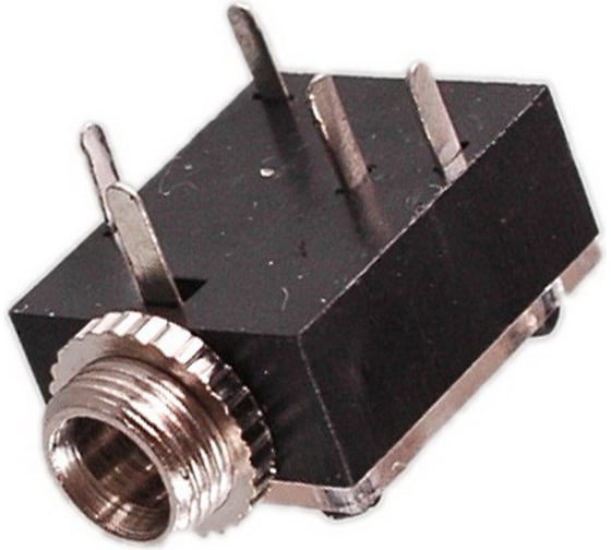 Изображение товара Разъем аудио Pro Legend 3.5мм гнездо стерео пластик на корпус с гайкой стекло PL2119