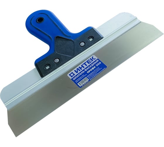 Изображение товара Фасадный шпатель ИНТЕК ПРОФИ 300 мм, из нержавеющей стали, с двухкомпонентной ручкой 20717