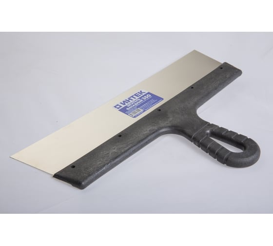 Изображение товара Фасадный шпатель ИНТЕК 350 мм, с пластиковой ручкой, нержавеющая сталь 8967