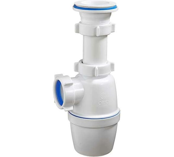 Изображение товара Бутылочный сифон ORIO 1 1/2 40 с пластиковой решеткой D-70мм А-7003