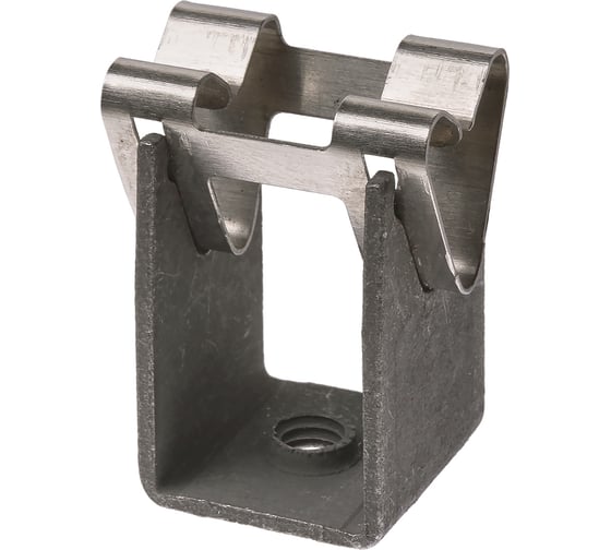 Изображение товара Держатель для горизонтальных и вертикальных поверхностей TDM ELECTRIC стальной фиксатор для прута 8 мм, высота 35 мм SQ2402-3220