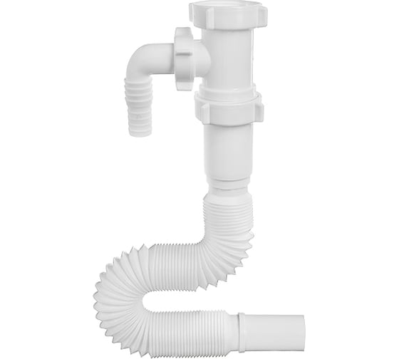 Изображение товара Гибкая труба ORIO без выпуска 1 1/2x32, с одним отводом, длина 650 мм АС-10175