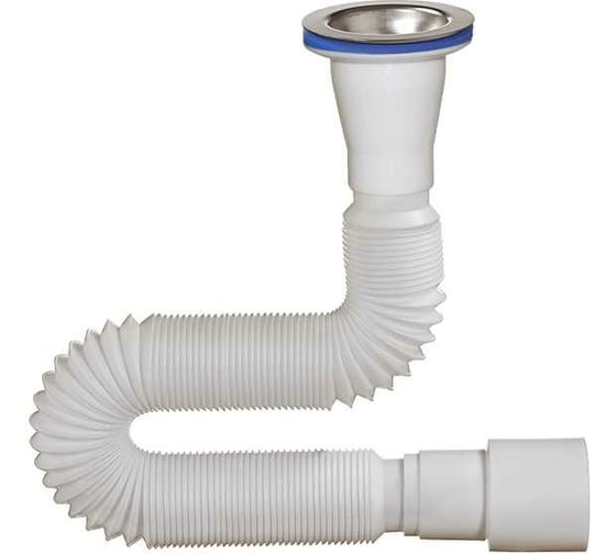 Изображение товара Гибкая труба ORIO 63x40/50 с литым выпуском, L-770мм А-6316