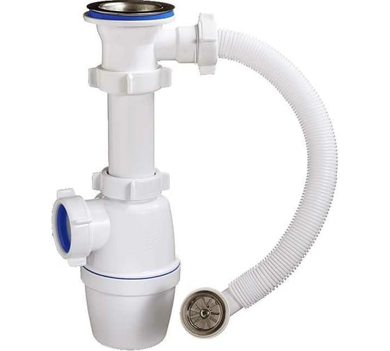 Изображение товара Бутылочный сифон ORIO 1 1/2x40, с круглым переливом А-5004