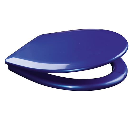 Изображение товара Крышка для унитаза ORIO регулируемая темно-синяя К-05