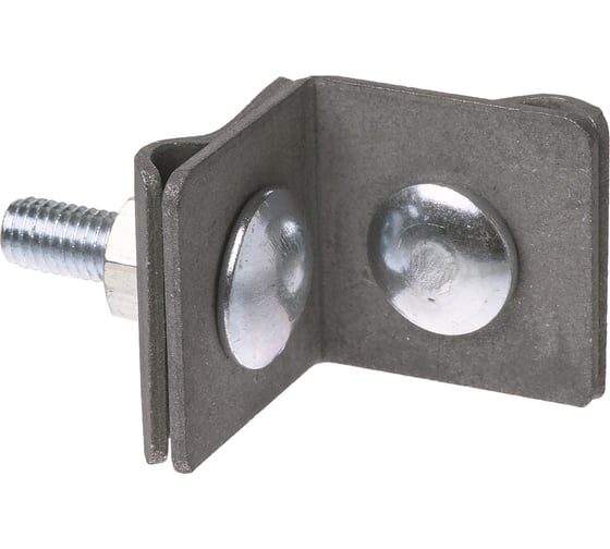 Изображение товара Фальцевый держатель TDM ELECTRIC стальной зажим 30x30 мм для прута 6-10 мм, гор. цинк. SQ2402-3281