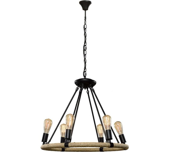 Изображение товара Подвесная люстра LOFT IT Rope Filament LOFT1861/6