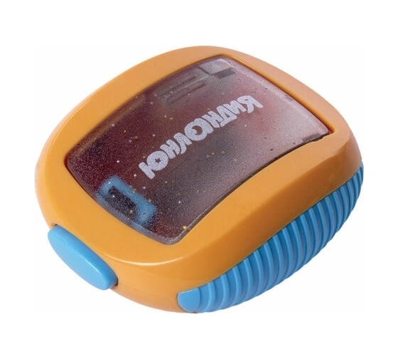 Изображение товара Точилка ЮНЛАНДИЯ Звездолет Юнландика с контейнером, пластиковая, корпус ассорти 228471