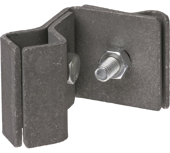 Изображение товара Фальцевый держатель TDM ELECTRIC стальной зажим 45x60 мм для прута 6-10 мм, гор.цинк SQ2402-3279