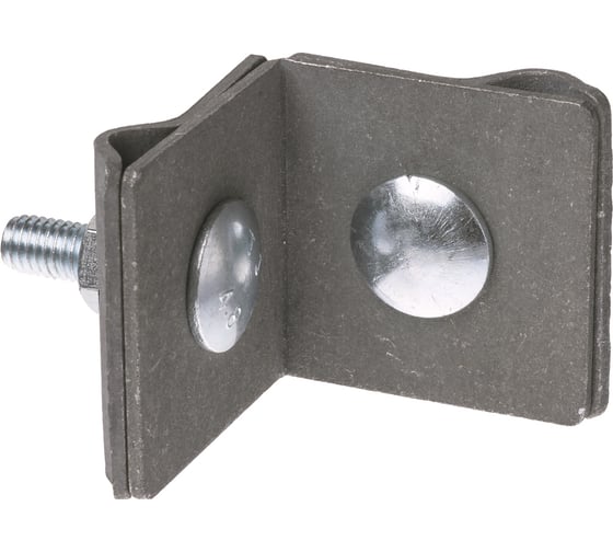 Изображение товара Фальцевый держатель TDM ELECTRIC стальной зажим 45x45 мм для прута Ø6-10 мм, гор. цинк. SQ2402-3280