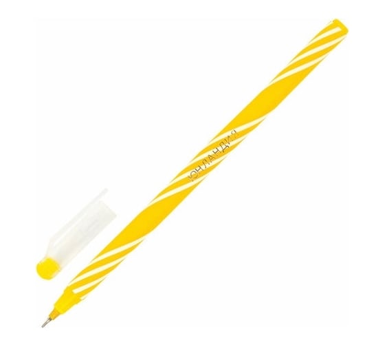 Изображение товара Шариковая масляная ручка Candy ЮНЛАНДИЯ, синяя, корпус ассорти, узел 0.6 мм, линия письма 0.3 мм, 75 шт., 143019