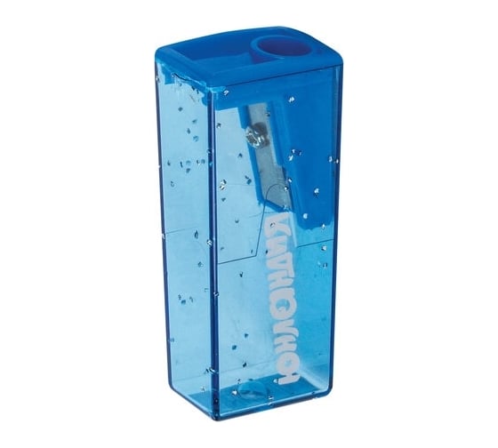 Изображение товара Точилка Космо с контейнером ЮНЛАНДИЯ, пластиковая, корпус ассорти, 24 шт., 228452