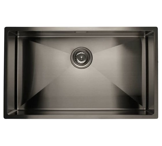 Изображение товара Мойка IDDIS Edifice нержавеющая сталь, универсального монтажа, графит 740x440 EDI74G0i77