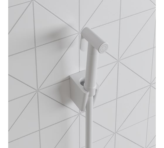 Изображение товара Гигиеническая лейка IDDIS белая, матовая, латунь 020WB0Gi20