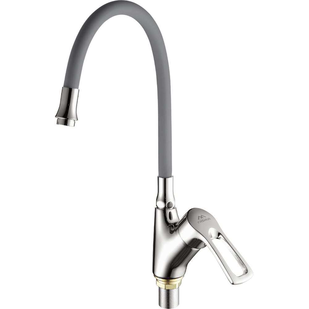 Изображение товара Смеситель для кухни FASHUN с гибким изливом 55 см серый