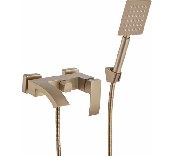 Изображение товара Смеситель для ванны и душа FASHUN с душевым гарнитуром, бронза, PVD-покрытие, сталь SUS304 A53018-21