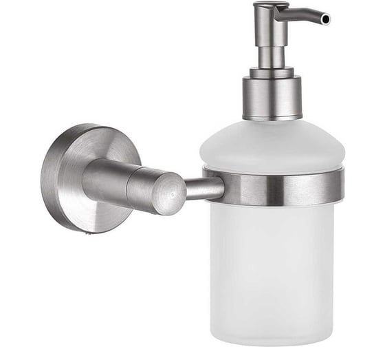 Изображение товара Стеклянный диспенсер с держателем FASHUN SUS304, сатин A51527