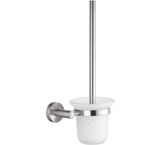 Изображение товара Подвесной ершик для унитаза FASHUN со стеклянным стаканом и держателем SUS304, сатин A51510