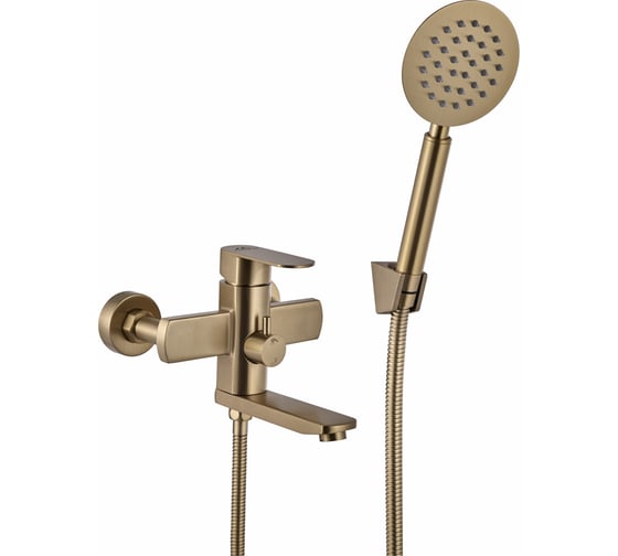 Изображение товара Смеситель для ванны и душа FASHUN с душевым гарнитуром, бронза, PVD-покрытие, сталь SUS304 A53020-21