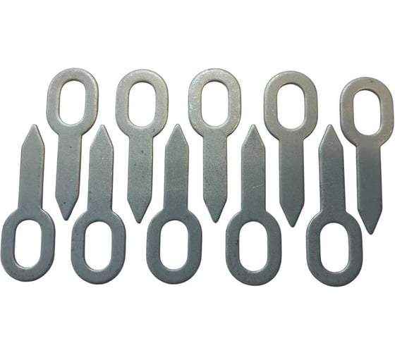 Изображение товара Шайба овальная прямая электрод для споттера 10 шт Great Wolf GWR0004