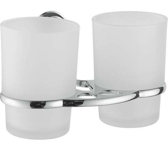 Изображение товара Держатель с 2-мя стаканами FASHUN стекло A1508