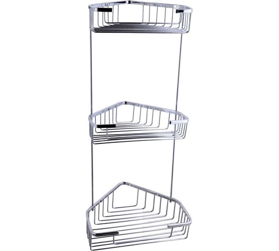 Изображение товара Подвесная полка для ванной комнаты FASHUN трехсекционная, SUS201, хром A335-2