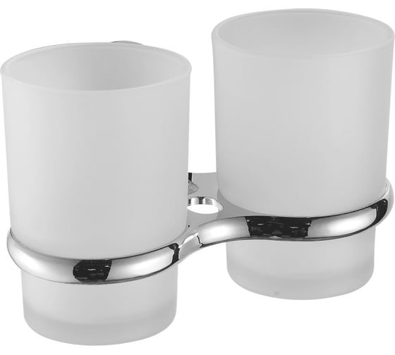 Изображение товара Держатель с 2-мя стаканами FASHUN стекло A1608