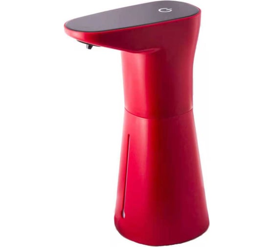 Изображение товара Сенсорный диспенсер для жидкого мыла и пены FASHUN с USB подзарядкой, пластик, красный, с черной сенсорной панелью A410-10