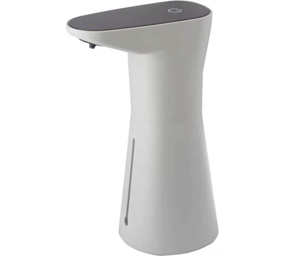 Изображение товара Сенсорный диспенсер для жидкого мыла и пены FASHUN с USB подзарядкой, пластик, белый, с черной сенсорной панелью A410-12