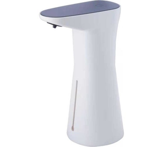 Изображение товара Сенсорный диспенсер для жидкого мыла и пены FASHUN с USB подзарядкой, пластик, белый, с синей сенсорной панелью A410-8