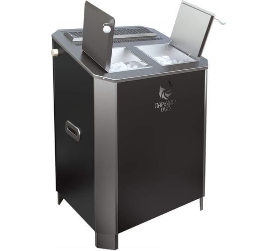 Изображение товара Электрокаменка с генератором перегретого пара VVD ЭП ГПП 12 кВт/380 ПАРиЖАР black 7966