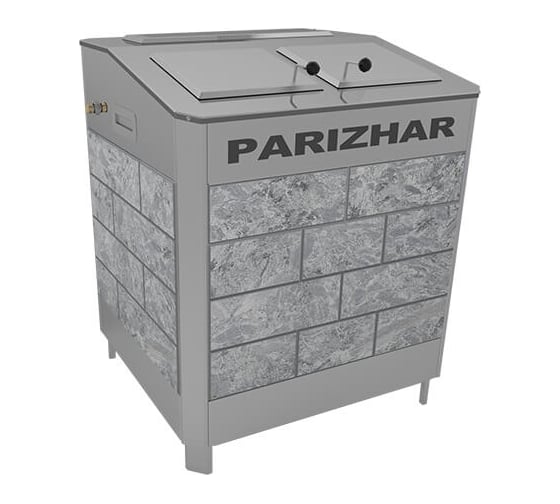 Изображение товара Электрокаменка с генератором перегретого пара VVD ЭП ГПП 24 кВт/380 ПАРиЖАР облицовка т/хл антик, два места 9909