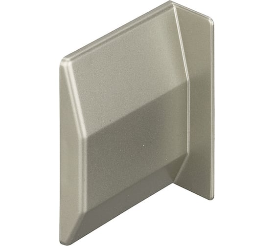 Изображение товара Заглушка для навеса Hafele пластиковая, левая, никелированная 290.40.602