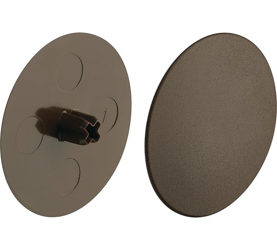 Изображение товара Заглушка мебельной стяжки MAXIFIX Hafele коричневая упаковка 10 штук 262.87.190