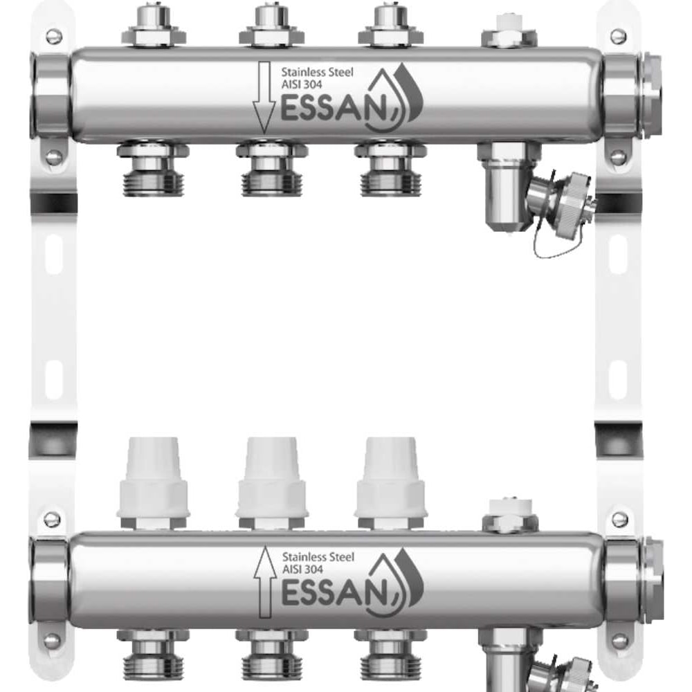 Изображение товара Коллекторная группа ESSAN GROUP803 EK 3 выхода 1"x3/4" Изображение товара Коллекторная группа ESSAN GROUP803 EK 3 выхода 1"x3/4"